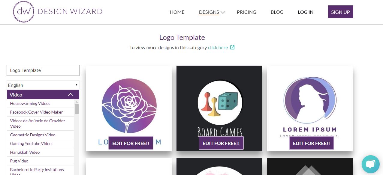 design wizard screenshot