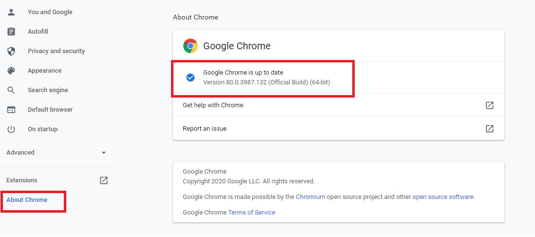 Check Google Chrome Version
