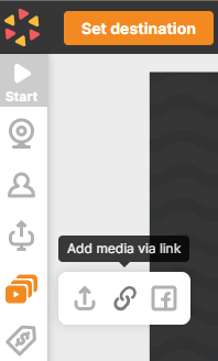 Upload videos via link belive