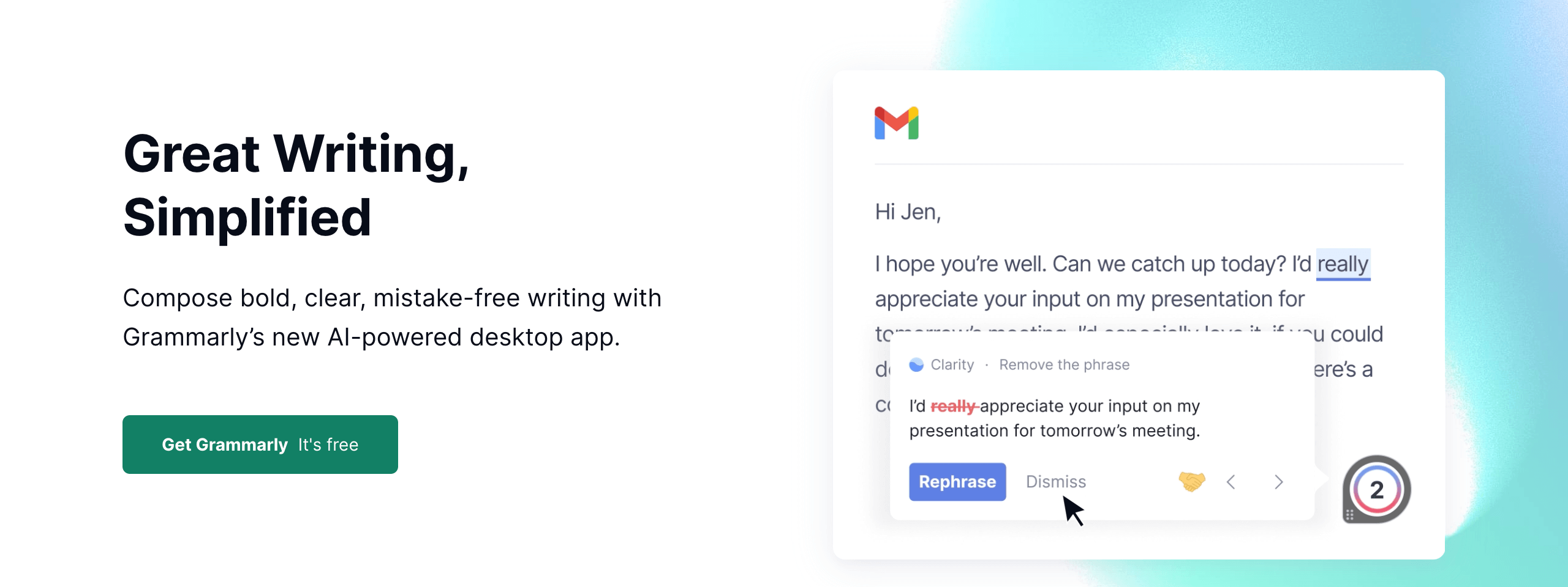 Grammarly ai-powered writing tool