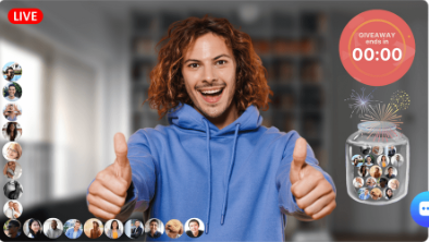 Belive's widget Jar to drive engagement in a live stream