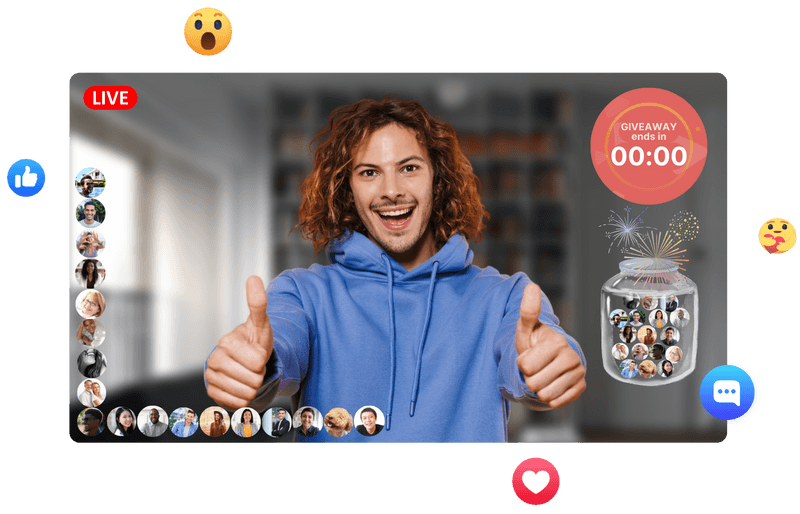 Be.Live Lottery Jar and Comment Snake
